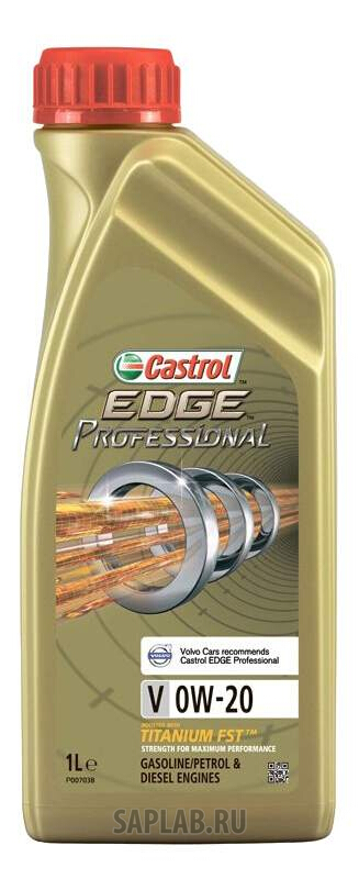 Купить CASTROL 156E6A Моторное масло Castrol Edge Professional V 0W-20 1л