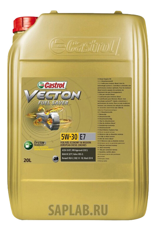 Купить CASTROL 157AEB Моторное масло Castrol Vecton Fuel Saver 5W-30 20л E7