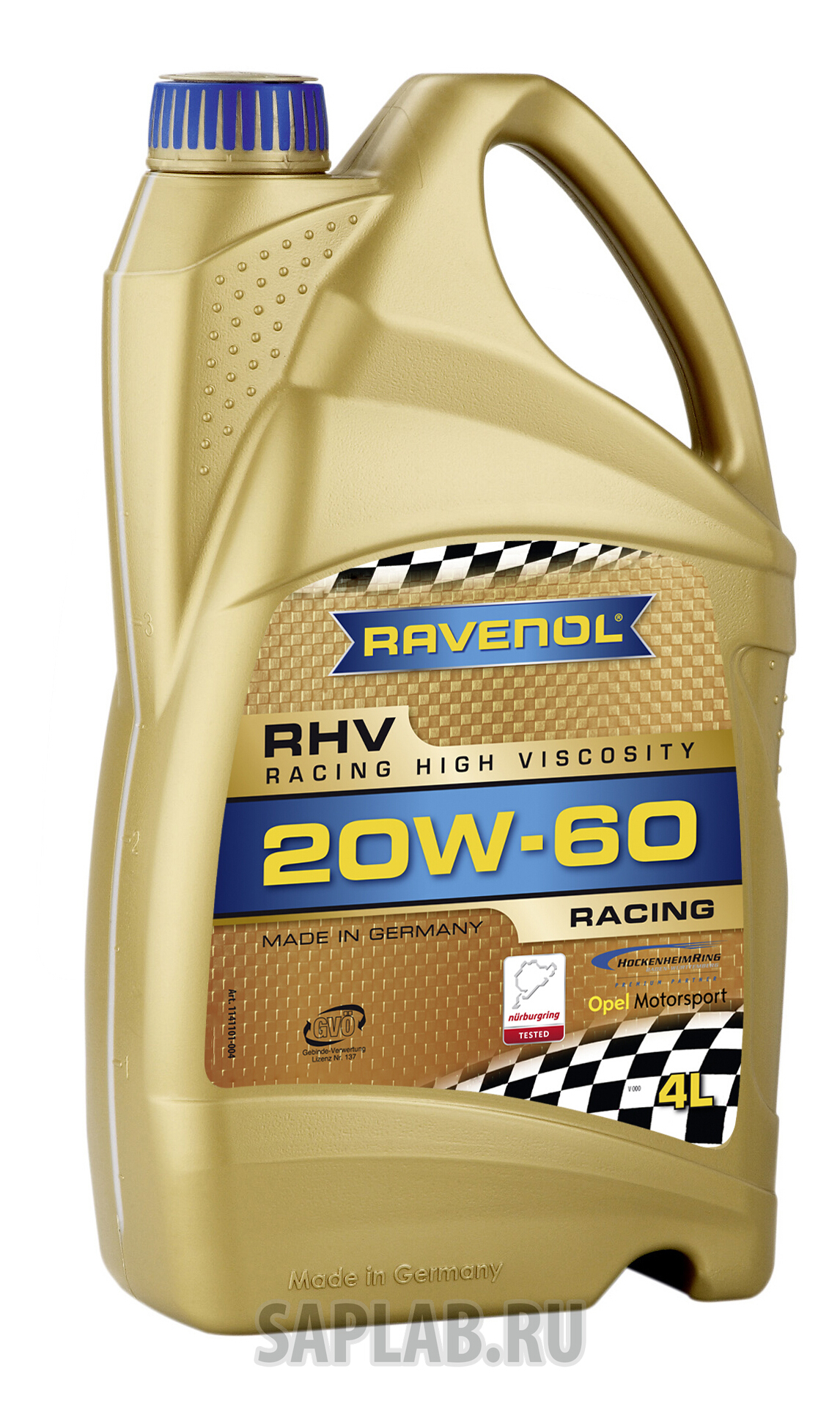 Купить RAVENOL 4014835848900 Моторное масло Ravenol RHV Racing High Viscosity SAE 20W-60 4л