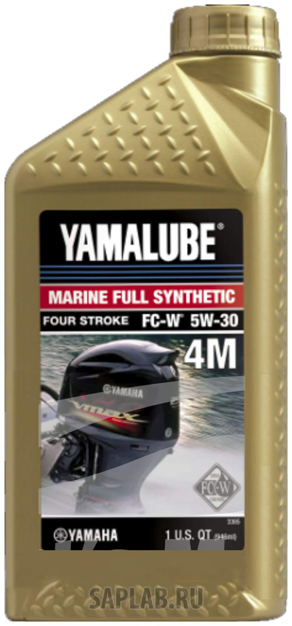 Купить YAMAHA LUB05W30FC12 Моторное масло Yamaha Yamalube 4M 5W-30 0,946