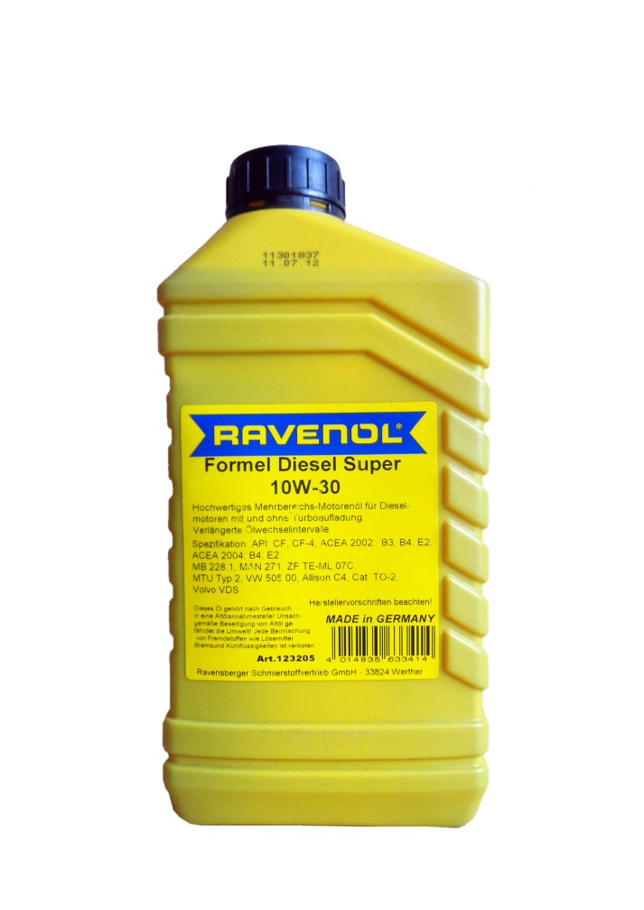 Купить Ravenol 2200000006783 Formel Diesel Super 10W-30, 1л